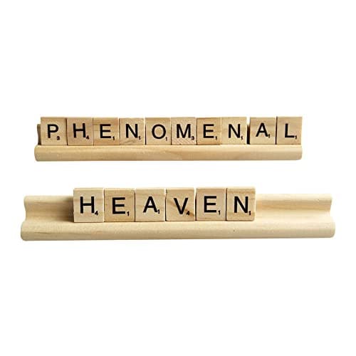 Support De Domino Plateau en Bois, 4 Pièces Porte-Cartes en Bois Présentoir De Jouets Carreaux De Mahjong Support De Carreaux en Bois Support D'affichage en Bois Support De Domino Multifonction