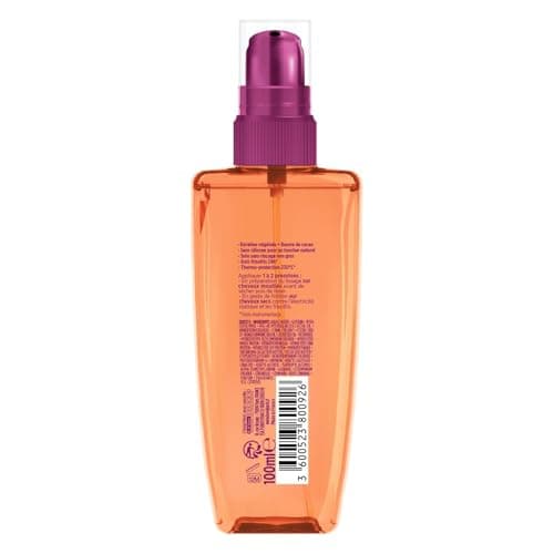 L’ORÉAL PARIS - Sérum Lissage de Rêve - Protecteur de Chaleur et Anti-Frisottis 24h - Enrichi en Kératine Végétale et Beurre de Cacao - Elseve Dream Long - 100 ml
