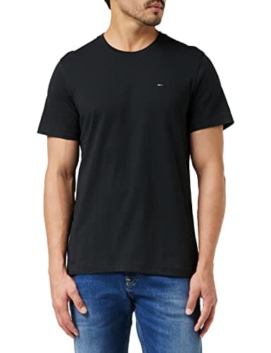 Tommy Jeans Homme Tjm Xslim Jersey Tee Dm0dm04411 T-shirt À Manches Courtes, Noir (Tommy Black), M EU