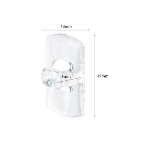 Command Crochets de Fixation, Lot de 20 Mini-Crochets Transparents et de 24 Petites Bandes Adhésive - Pour la Décoration des Guirlandes Lumineuses, Accrochage Sans Dommage
