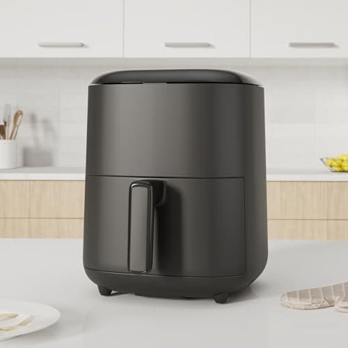 Moulinex Easy Fry Max Friteuse sans huile, Capacité XL de 5 L, Jusqu'à 6 personnes, 10 programmes automatiques, Ecran tactile digital, Gain de temps et d'énergie, air fryer EZ245820