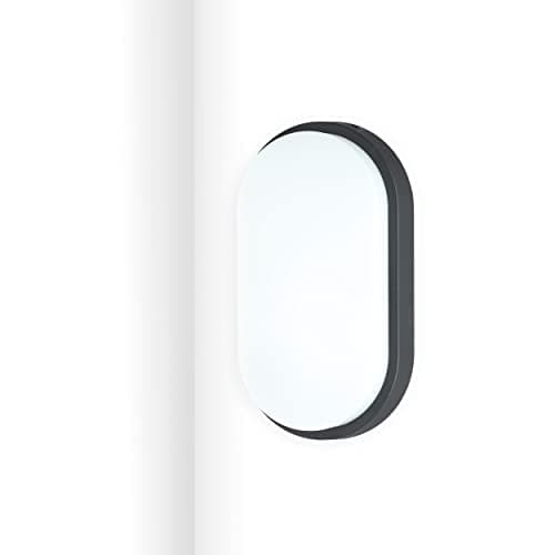 oktaplex lighting Lampe LED Éclairege de plafond pour sous-sol Lumi IP54-10W 800Lm 3000K - Luminaire Plafonnier LED extérieur et l'intérieur Oval