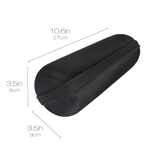 co2CREA Dur Étui de Voyage Rigide Housse Cas pour JBL Flip 6 / JBL Flip 5 Enceinte Bluetooth Portable(boîte Seule) (Flip 6/5 Housse, Noir)