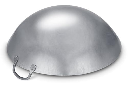 Craft Wok 46 cm Grand wok en acier carbone martelé à la main style canton 45,7 cm (fond rond) / 731W87-18in