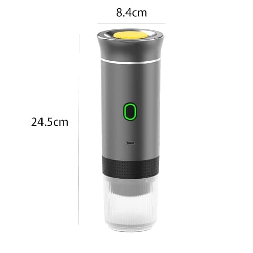 Machine à Café Multi Capsules, 3 En 1 Cafetiere Expresso, 4 à 6 Minutes D'Auto-Chauffage, Petites Capsules, Grandes Capsules, Café Moulu, Cafetiere Portable Pour Bureau, Maison, Voiture (noir)