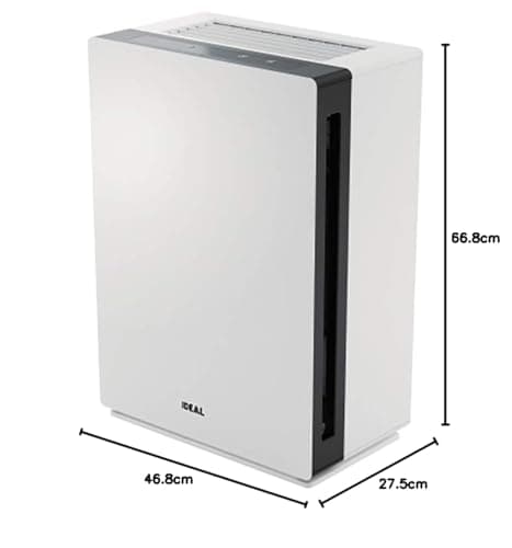 IDEAL - Purificateur d'air AP80 PRO (100m2) | Made in Germany | Filtre HEPA & charbon actif qui élimine 99,99% des particules fines, odeurs, spores de moisissures, fumées... | Pour bureau, appartement