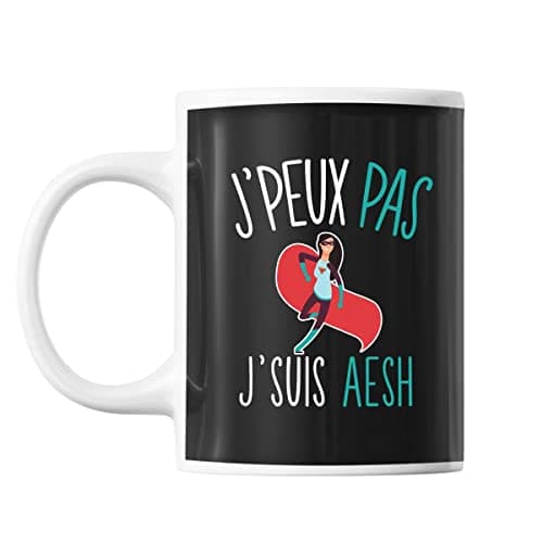 Mug Aesh j'peux pas Noir