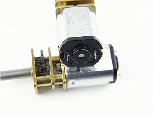 Chancs n20 petit moteur électrique DC 6V 40rpm longueur d'arbre 10mm petit moteur électrique pour caméra électronique de verrouillage de porte 2PCS