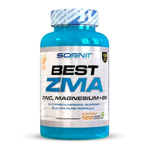 ZMA - ZMA Magnésium Zinc et Vitamine b6 - Best ZMA - 120 capsules végétaliennes - Zinc bisglycinate et magnesium - zinc magnesium - zinc complement alimentaire - zinc gelules