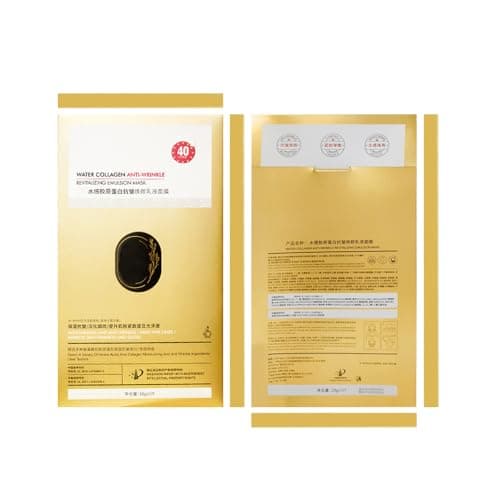 WAWJ Bio-Collagen Real Deep Mask, Bio Collagen Face Mask Overnight, Bio-Collagen Real Deep Mask, Film de collagène Hydratant Masque anti-rides Réduire les ridules(6 pcs)