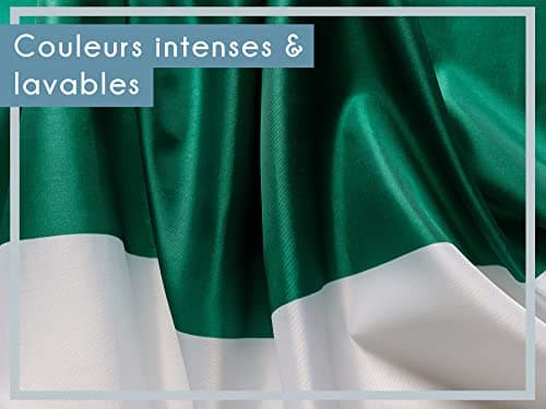 PHENO FLAGS Drapeau de la fête de tir 90x150 cm avec des œillets en laiton - Drapeau résistant aux intempéries pour fixation sur mât - 100% polyester, drapeau blanc vert