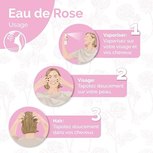 Fatima's Garden Eau de Rose - Tonique Hydratant Bio, 300ml
