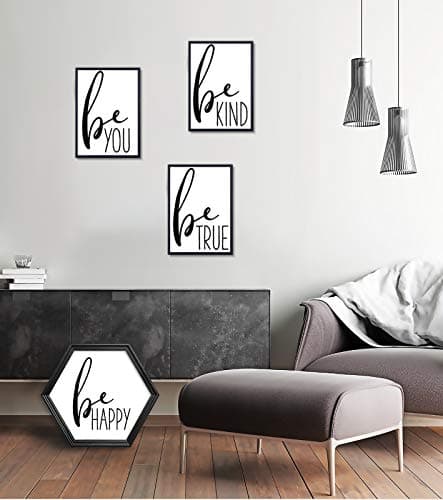 Cadre Photo A3 Set de 2 Cadres Photo en Bois Massif Noir Avec Vetro di plastica pour Galerie Certificat Document Maison Décoration (29.7x42 cm)