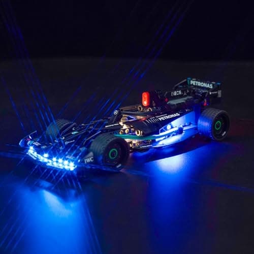 Kit d'éclairage LED compatible avec Lego Mercedes-AMG F1 W14 E Performance Pull-Back (pas de modèle), kit d'éclairage décoratif pour 42165 Technic Mercedes-AMG F1 W14 E Performance Race Car Jouet