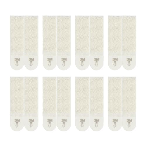 Command Languettes Accroches Tableaux Moyen Modèle, 8 x 2 Languettes, 5,4 kg, Blanc - Fixation sans Dommage