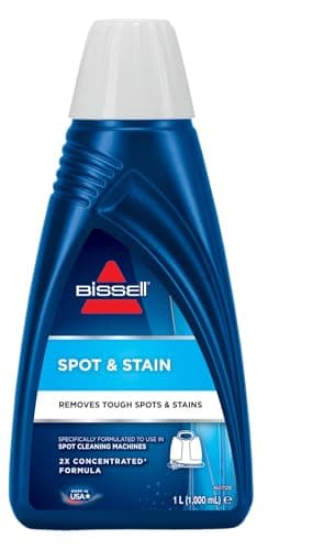 BISSELL Formule Spot et Stain | Pour vos Étoffes d’Ameublement, Tapis et Moquette | 1 Litre Formule Nettoyante | À Utiliser Avec Spotclean/Spotclean Pro | Parfum Frais | 1084N
