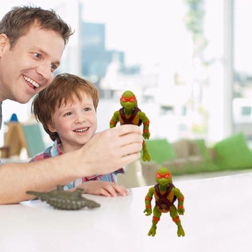MEZHEN Figurines Turtle Anime Figurine Anime Figurines Enfants Jouet Cadeau Petit Cadeau Anniversaire Noël