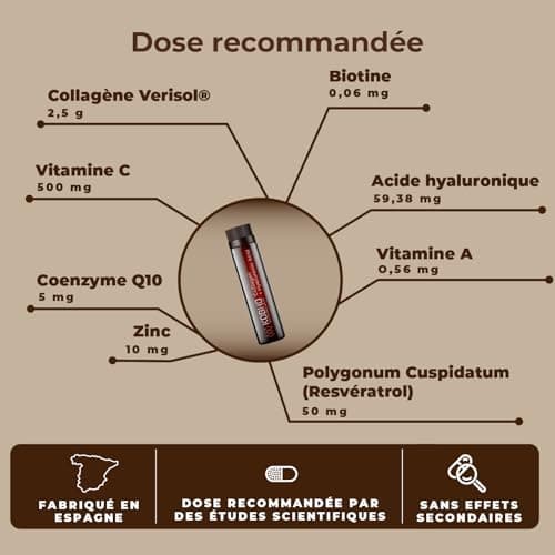 Collagène Verisol® et Acide Hyaluronique | Pour les Articulations et Peau - cure de 20 jours