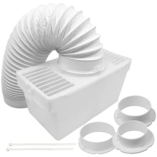 SPARES2GO Kit universel de condensateur de tuyau de ventilation pour sèche-linge avec 3 adaptateurs (1,2 m)