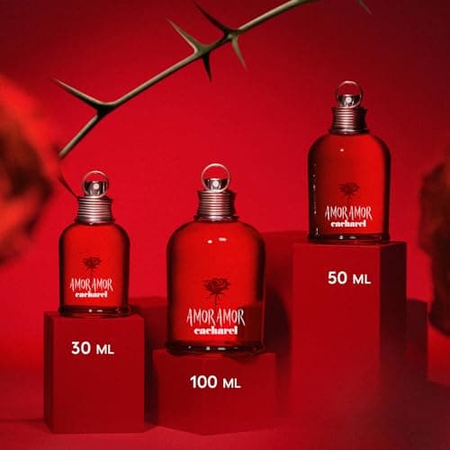 Cacharel Amor Amor, Eau de Toilette pour Femme en Spray Vaporisateur, Parfum Fruité et Floral, 30 ml