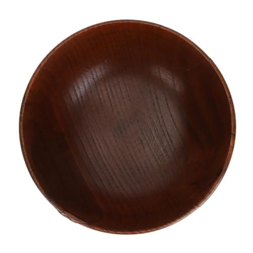 Sonew Bol de Rasage en Bois, Tasse de Savon à Large Bouche, Bol de Crème Moussante pour Barbe, Outil de Nettoyage du Visage pour Hommes et Pères