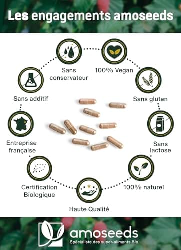 Règles Douloureuses BIO | Apaise les Douleurs Menstruelles | Avant et Pendant les règles | Framboisier, Gattilier, Achillée Millefeuille | 60 gélules de 490mg | Fabriqué en France | Qualité Supérieure