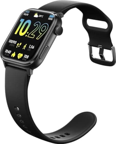 Ice-Watch - ICE smart 2.0 Black - Montre connectée noire avec bracelet en silicone noir pour homme - 022535 (1,96 pouces)