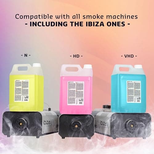 Ibiza - SMOKE5L-HD - Liquide pour machine à fumée à haute densité - 5 litres