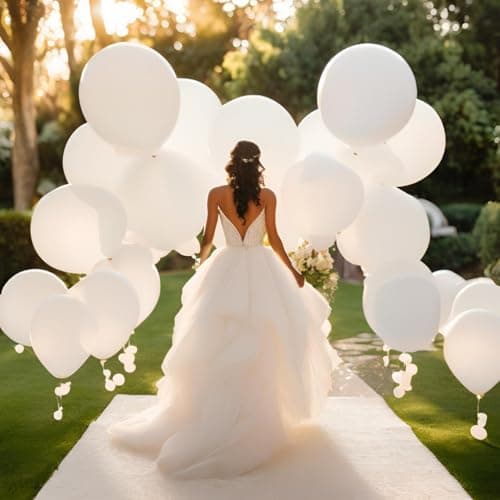 50 Ballons Blancs 12 Pouces 30 Cm Naturel Latex Biodégradable Écologique Gonflables Air Hélium Eau Pour Baby Shower Baptême Anniversaire Graduation Mariage Arc Macaron