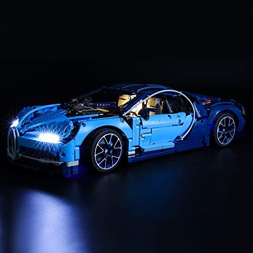 BRIKSMAX Kit de LED pour Lego Technic Bugatti Chiron,Compatible avec la Maquette Lego 42083, La Maquette de Construction n'est Pas Incluse