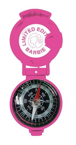 Lexibook, Barbie, Set d'aventurier pour Enfants, Talkie-Walkies 120m, Jumelles, Lampe Torche, Boussole, Rose, RPTW12BB