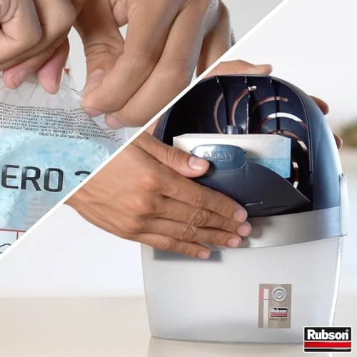 Rubson AERO 360° Recharges en tabs neutres pour absorbeur d'humidité, recharges pour déshumidificateurs ultra absorbantes et anti odeur, 4 x 450 g - Packaging renforcé pour un envoi en toute sécurité