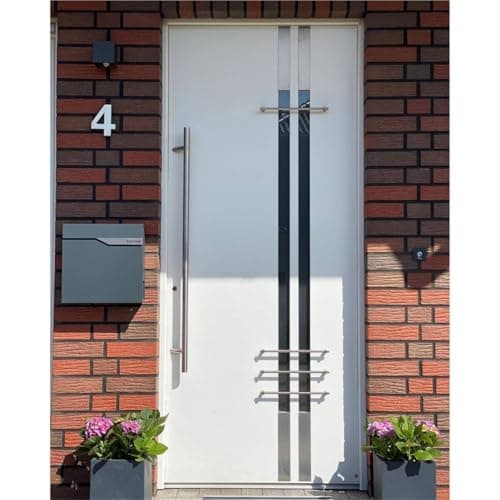 Metzler Boîte aux Lettres Anthracite Plaque de Nom remplaçable | Ebenhard