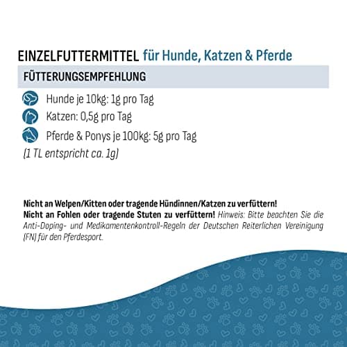 AniGo Griffe du diable pour chiens, chats et chevaux 1 kg – Poudre de griffes du diable, racine de griffe du diable, poudre articulaire, pour soutenir les articulations agiles et la mobilité