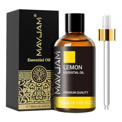 MAYJAM Huile Essentielle de Citron 30ML de Haute Qualité pour Diffuseur, Humidificateur, DIY, Home, Wardrobes