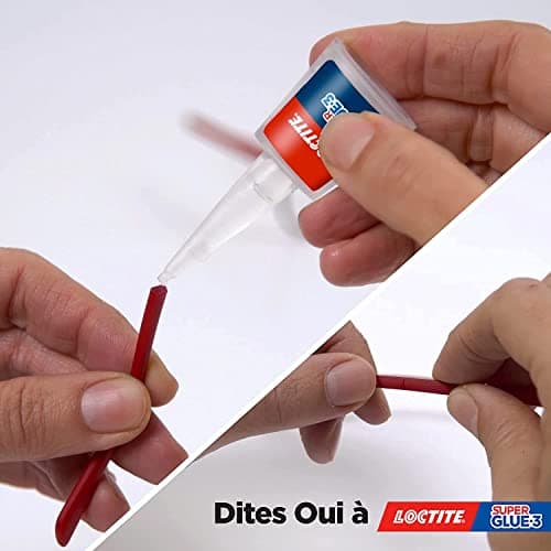 Loctite Super Glue-3 | Précision (flacon de 5 g) – Colle forte pour réparations précises – Colle liquide tous matériaux – Colle transparente à séchage rapide