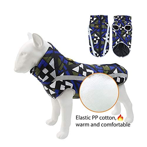 PETCUTE Manteau Imperméable pour Chiens Veste pour Chien Taille Petit Moyenne Grande Vetement Chuads pour Chien