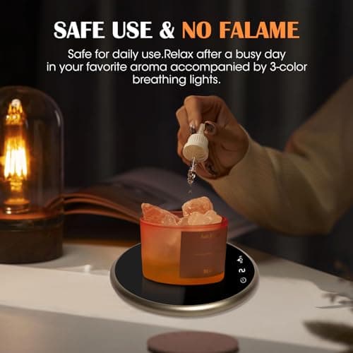 Chauffe-Tasse à café,Chauffe Tasses à café avec 2 Température pour Chauffe Tasse de Café Le thé Chocolat au Lait,Chauffe-café pour la Maison, Le Bureau