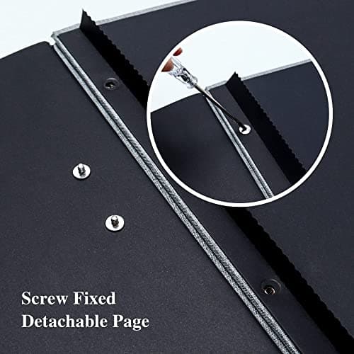 Yopih Album Photo Adhésif avec 40 Pages 10X15 Lin en Tissu Couverture Scrapbooking DIY Photo Album Sauver Bébé Croissance Mariage Voyage Famille Cadeau