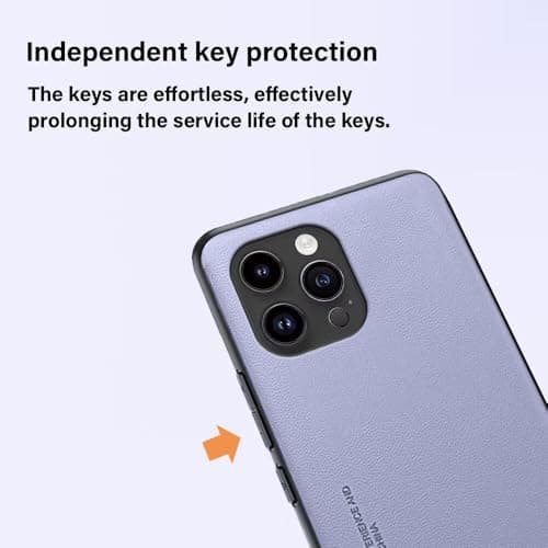 HONLEN Coque de pour Redmi 13 (4G) / POCO M6 (4G) / Redmi 13 5G / POCO M6 Plus 5G (6.79" inches) Étui de Téléphone Professionnel en Cuir, Orange