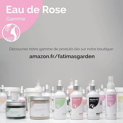 Fatima's Garden Eau de Rose - Tonique Hydratant Bio, 300ml