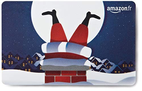 Carte cadeau Amazon.fr - Dans une carte de vœux Père Noël Coincé