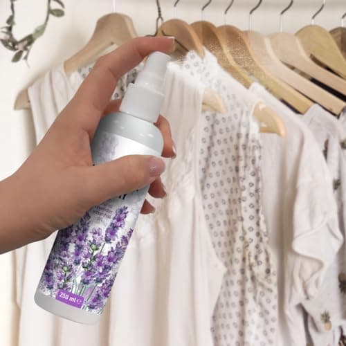 Aroma Spray Set Lavande 2x250ml - Spray à l'Huile Essentielle d'Lavande - Brume Parfumée - Maison Spray d'Intérieur - Parfum de Linge - Vaporisateur d'Oreiller - Relaxation - Aromathérapie