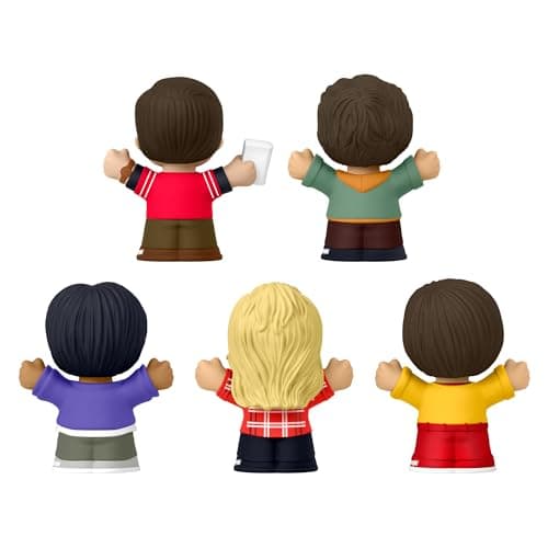 Little People Collector The Big Bang Theory, inspiré de la série télévisée, coffret cadeau à exposer, 5 figurines, pour adultes et fans, HYT47