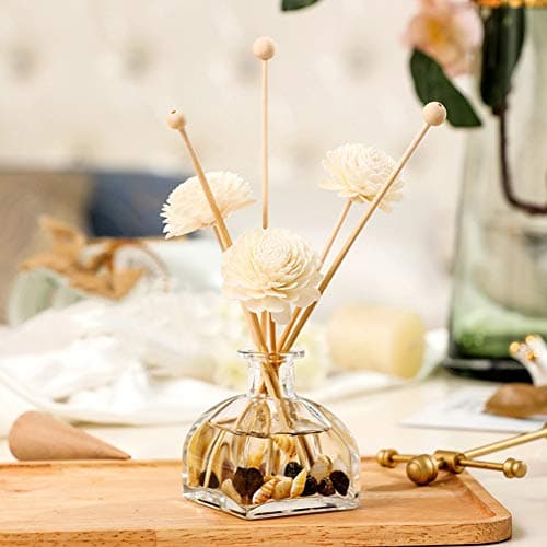 FGYZYP Lot de 6 bâtonnets en rotin pour diffuseur de parfum, aromathérapie, bâtonnets d'huiles essentielles, recharges décoratives en rotin naturel pour la maison, le bureau