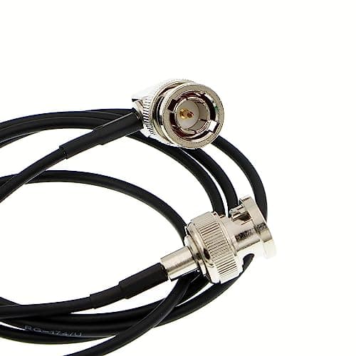 Uonecn MegaFlex HD-SDI Câble RG179 BNC mâle vers Angle Droit 75 ohm pour Blackmagic HyperDeck Shuttle et BMCC BMPC Hyperdeck