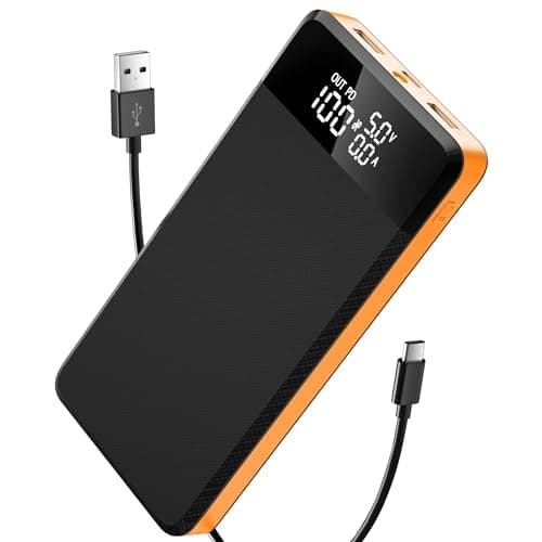 Batterie Externe Charge Rapide 42800mAh 25W Power Bank Portable USB C Output & Input Chargeur Batterie Externe Grande Capacité avec 3 Sorties et 3 Entrées pour Téléphones