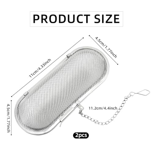 Lot de 2 Infuseur à Thé Capsule en Acier Inoxydable,Boule à Thé avec Couvercle,Filtre à Thé Réutilisable pour Mug et Tasse - Accessoire Pratique pour Infusion de Thé en Vrac