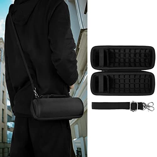 co2CREA Dur Étui de Voyage Rigide Housse Cas pour JBL Flip 6 / JBL Flip 5 Enceinte Bluetooth Portable(boîte Seule) (Flip 6/5 Housse, Noir)