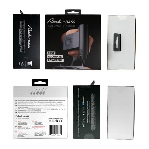 Roadie Bass - Accordeur de Guitare Automatique et Autonome pour instruments à cordes (guitare basse, acoustique et électrique, mandoline, banjo, ukulélé)